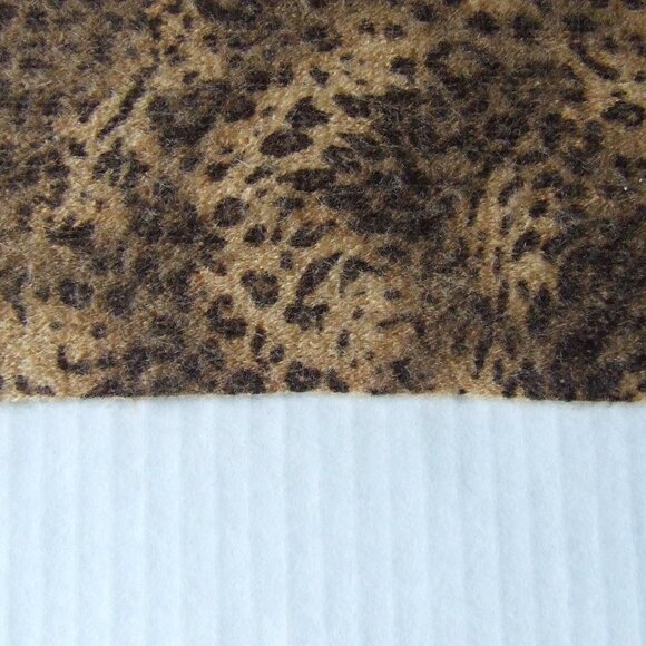 Leopard print scarf long fringes wild jungle cheetah cat accessories baddie - Picture 3 of 7